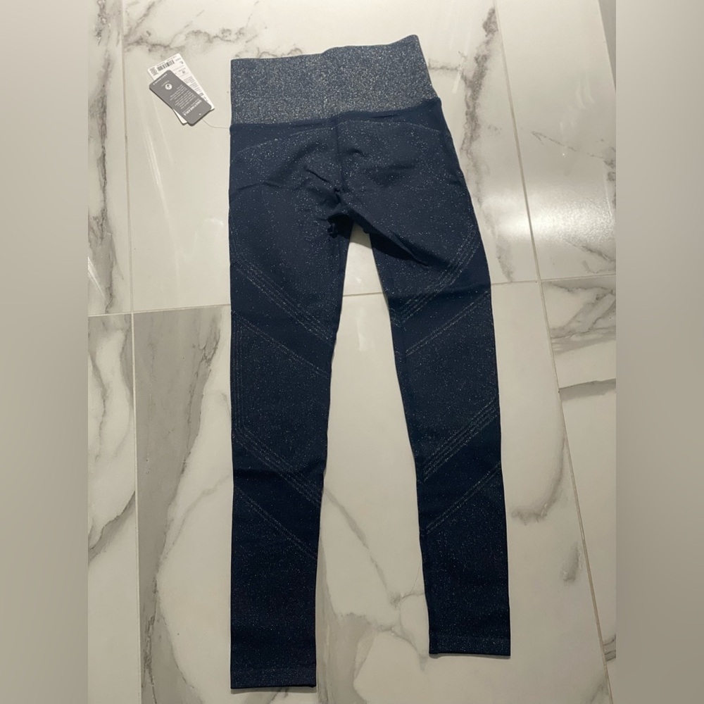 Athleta Navy twilight sparkle navy  Leggings size S - Picture 5 of 8